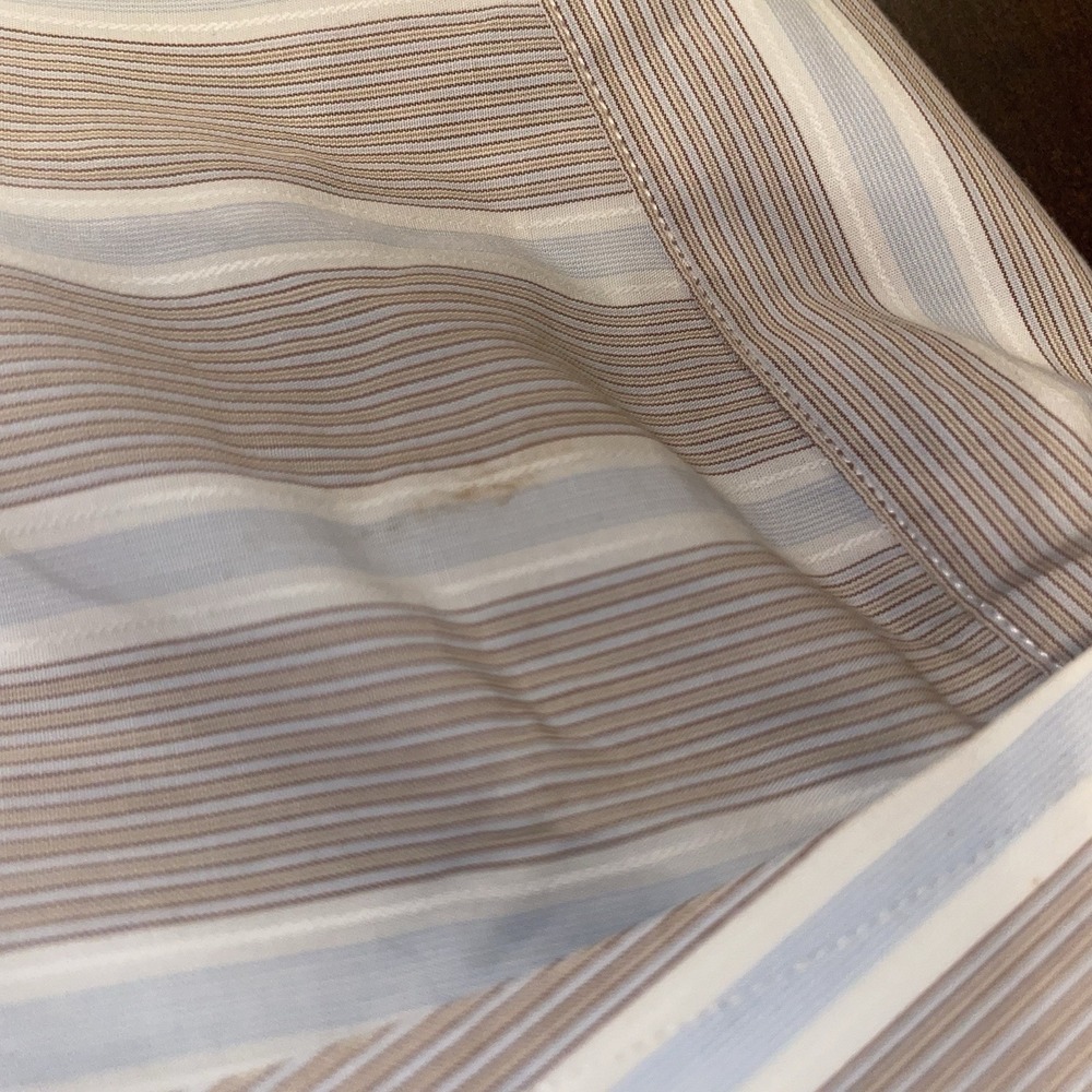 Paul Smith "Artist Stripe" Button Dress Shirt Made In Italy Mens Size 16/41 (L) - Picture 9 of 9